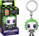 Funko POP Keychain Beetlejuice front view vinyl collectible figure.
