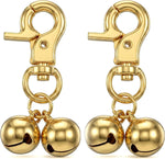 Kittail dog collar bell set in retail packaging display
