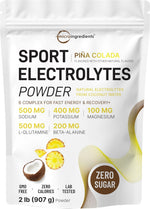 Micro Ingredients electrolytes powder front view of 2 pound pouch