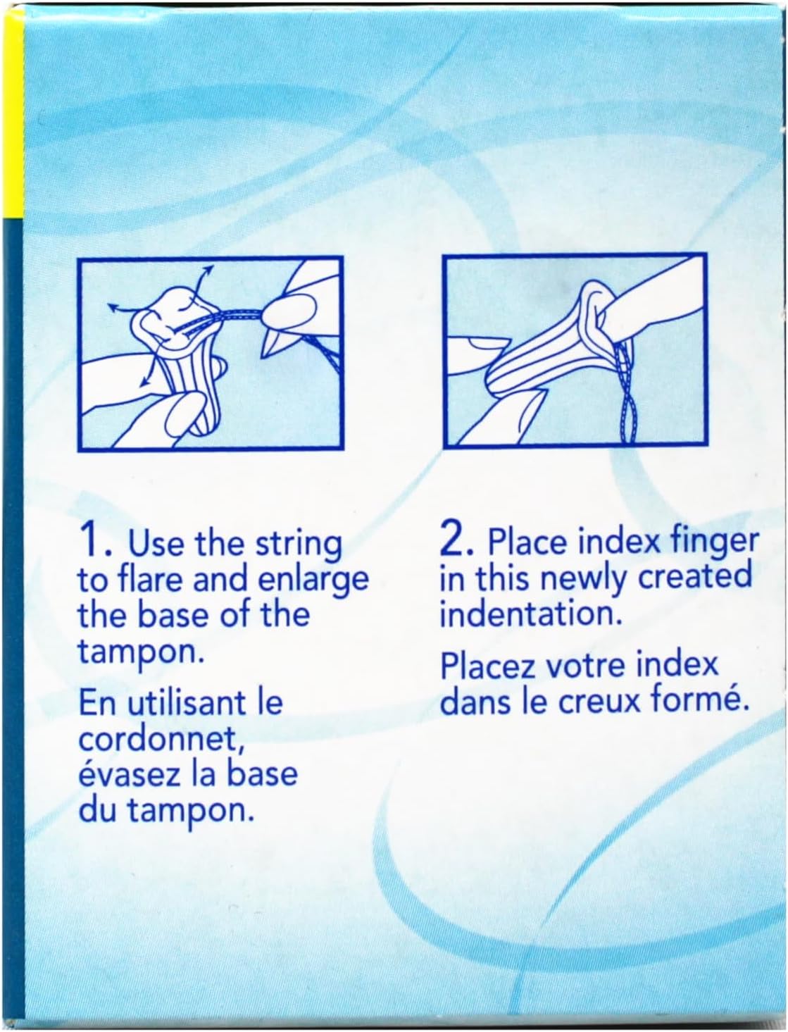 40 count box of applicator free tampons for regular flow