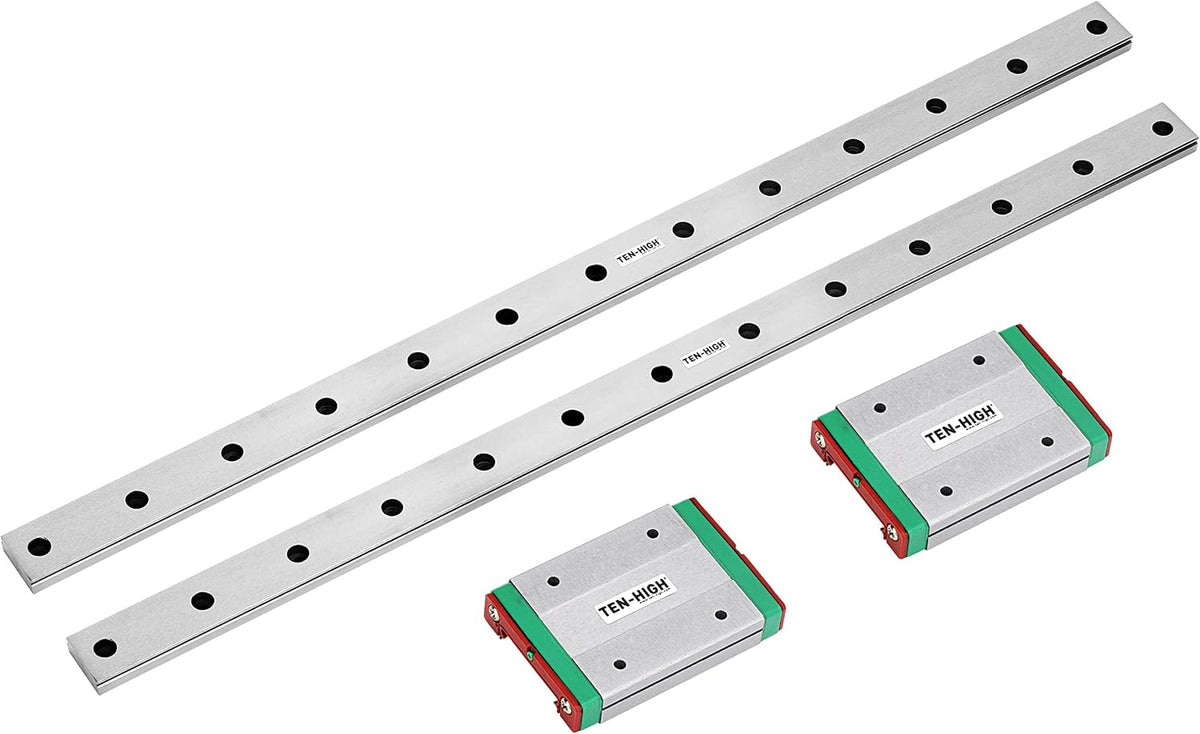 TEN-HIGH MGN12 120mm Linear Guide Rail Linear Motion Slide Rails Linear Motion Products, for 3D Printer and CNC Machine, 2pcs Rails + 2pcs MGN12H Block Bearings (Longer Block) - Image 14