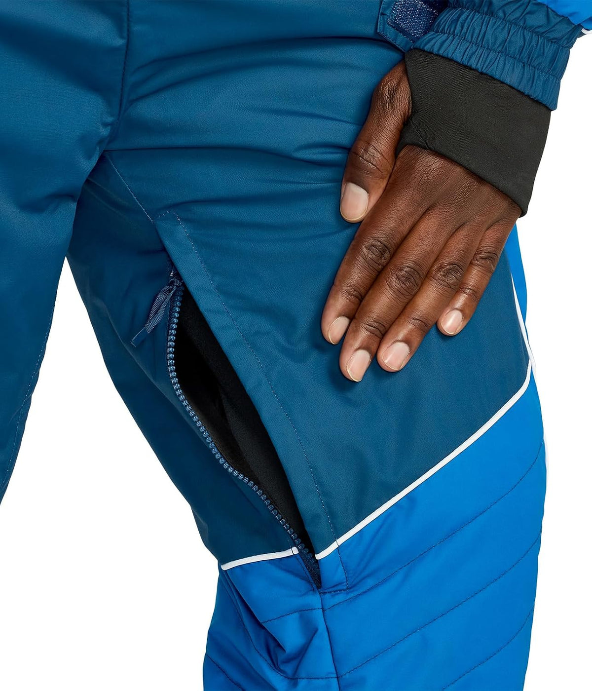 Tipsy Elves ski suit waterproof zipper and pocket