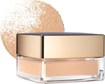 Estee Lauder 9 gram loose setting powder alongside its premium protective box packaging.