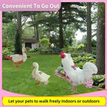 MANON ROSA bantam hen diaper showcasing the comfortable elastic wing straps