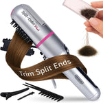Split-Ender Mini Cordless Split End Hair Trimmer for Dry, Damaged, Brittle, or Frizzy Hair - Battery Operated Clipper for Straight and Curly Hair - Blue - Image 12