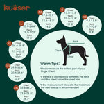 Kuoser dog jacket plaid pattern side view