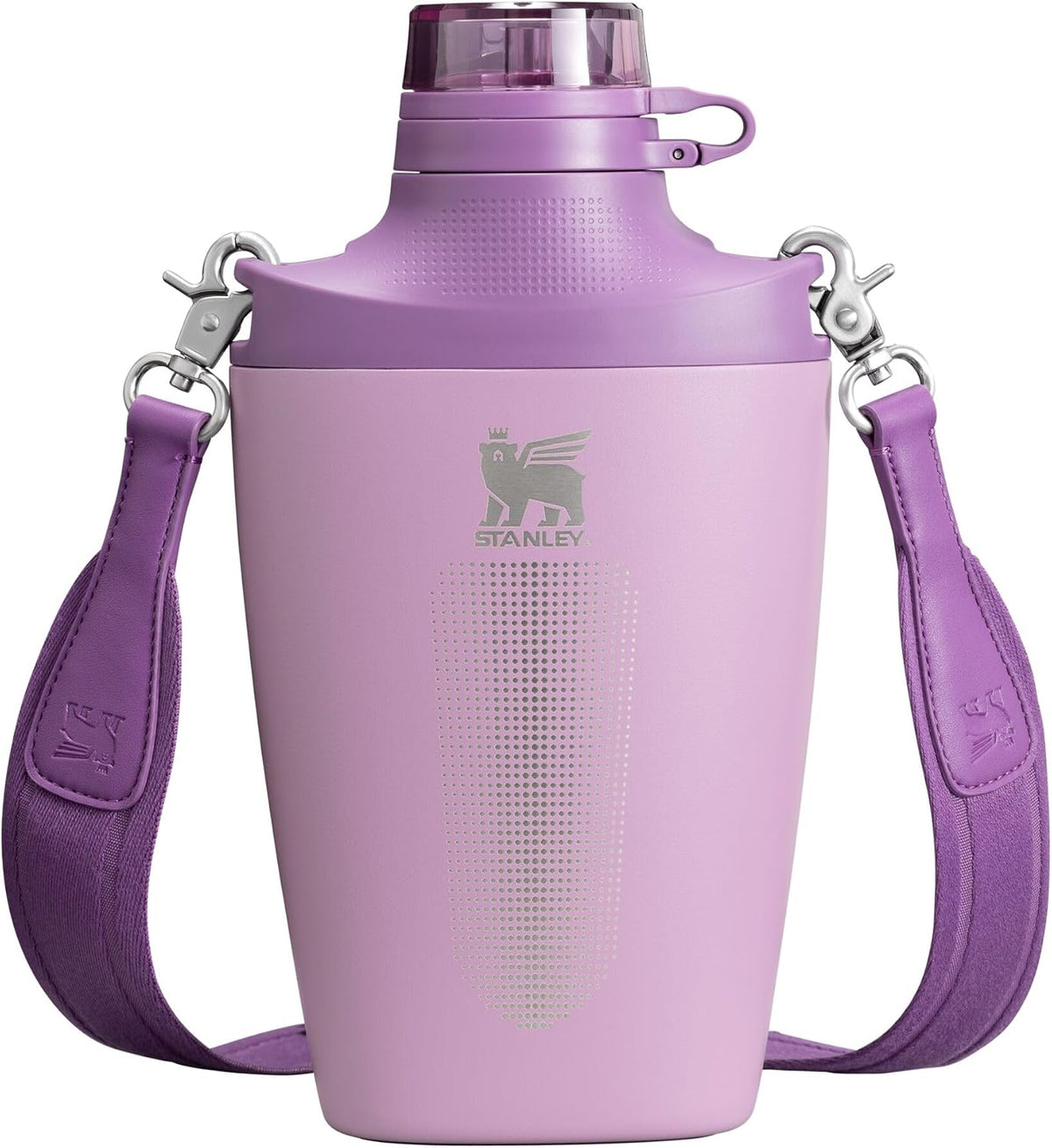 Stanley Cross Bottle 23 oz | Travel Water Bottle with Jacquard Strap | Leakproof Tritan Lid with Removable Straw | Insulated Stainless Steel | BPA-Free | Black - Image 11