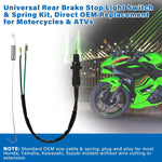 Universal ATV dirt bike brake stop switch package parts