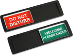 7''x2'' Magnetic Privacy Indicator, Do Not Disturb Sign for Office, Vacant Occupied Slider for Bathroom Door, Welcome Please Knock, with Adhesive Sticker Fits All Doors (Vacant Occupied Sign-Sliver) - Image 9