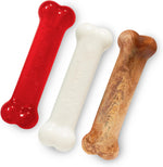 Nylabone Puppy Stages Pack Dog Chew Toys, 3 Count | Medium, chicken, bacon, & beef jerky flavor, variety of engaging shapes, teething toys for puppy enrichment, up to 35 lbs - Image 10