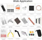 Hanbangabc guitar repair kit contents spread out