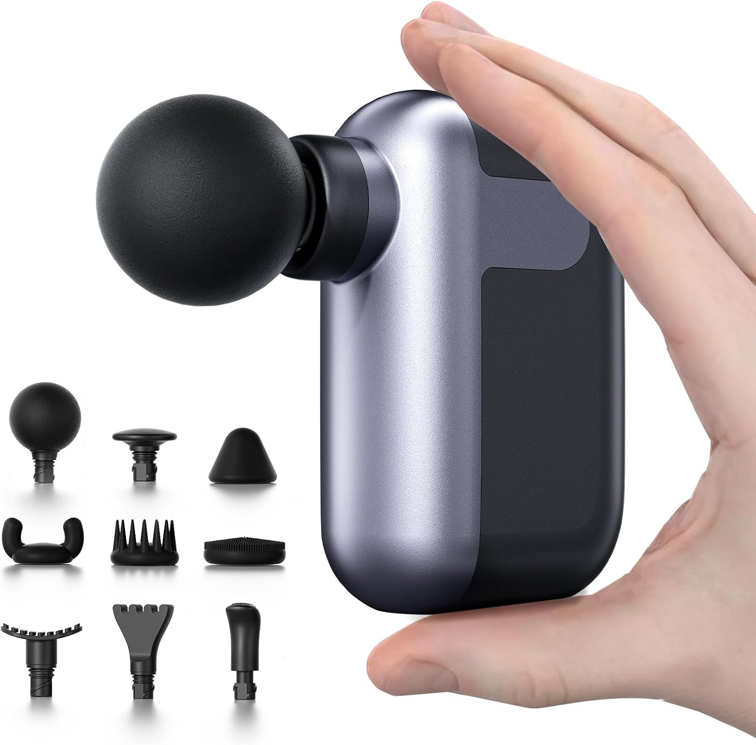 CYBPOK Mini Massage Gun premium handheld deep tissue percussion massager front view