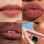 Tower 28 lip gloss applicator showing product texture