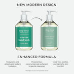 Deep Steep liquid hand soap texture and rich lather display
