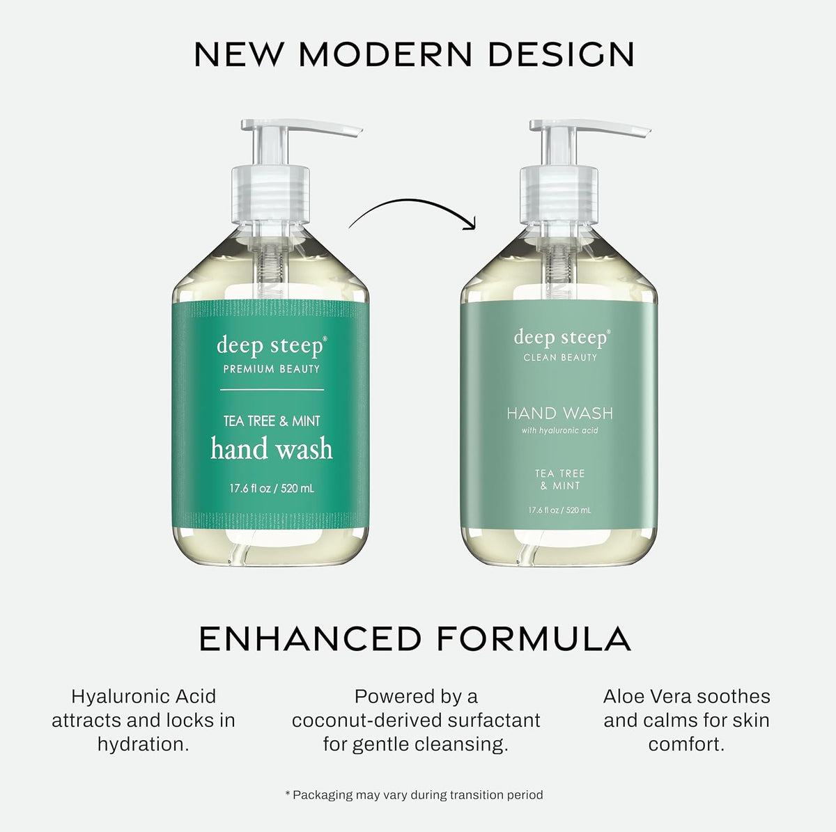 Deep Steep liquid hand soap texture and rich lather display