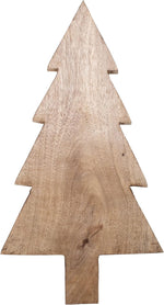 Mary Square festive mango wood serving board packaging view