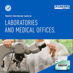 Kimtech Kimwipes back panel with product specifications