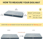 VANKEAN reversible dog bed showing plush side