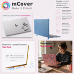 mCover hard shell case angled perspective