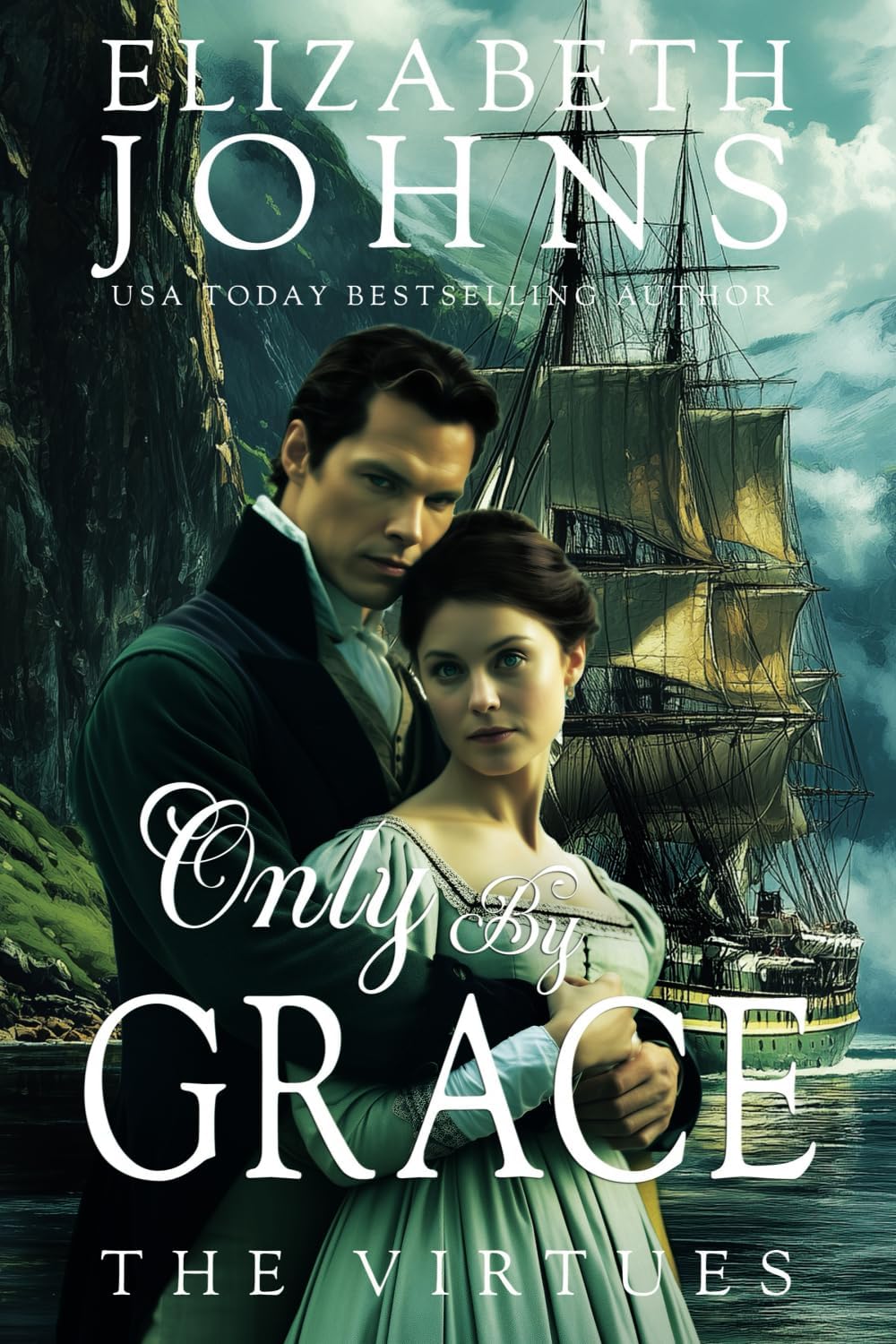Elizabeth Johns Only By Grace paperback front cover