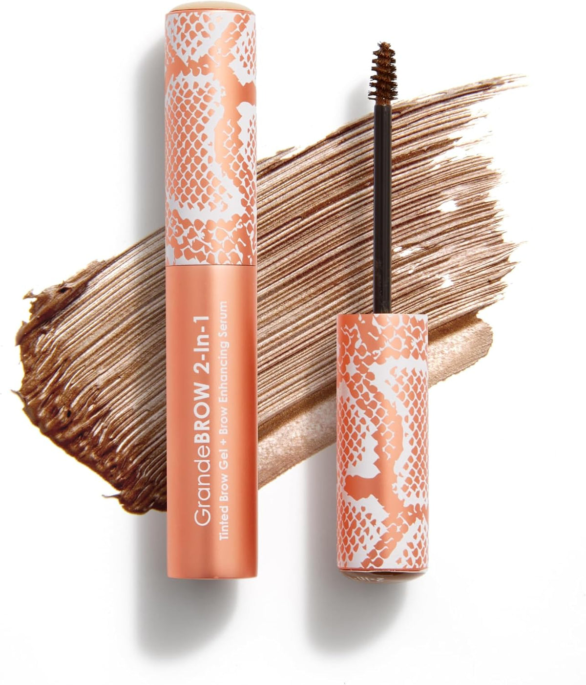 Grande Cosmetics GrandeBROW 2-in-1 Tinted Brow Gel + Brow Enhancing Serum for Thicker & Darker-Looking Eyebrows, Shape & Fill Brows, Long Wear, with Castor Oil & Mini Fibers - Image 14
