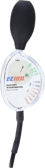 E-Z Red SP101 battery hydrometer front view specific gravity tester