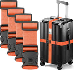 Luggage Straps for Suitcases, Adjustable Lockable Suitcase Straps | Lockable Against Accidental Opening, Easy to Identify Travel Accessories, Add a Bag Connector Holds Suitcase(4Colour, 4 Pack) - Image 15