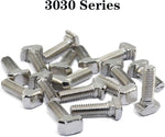 SDY 3030 series aluminum extrusion bolt thread detail