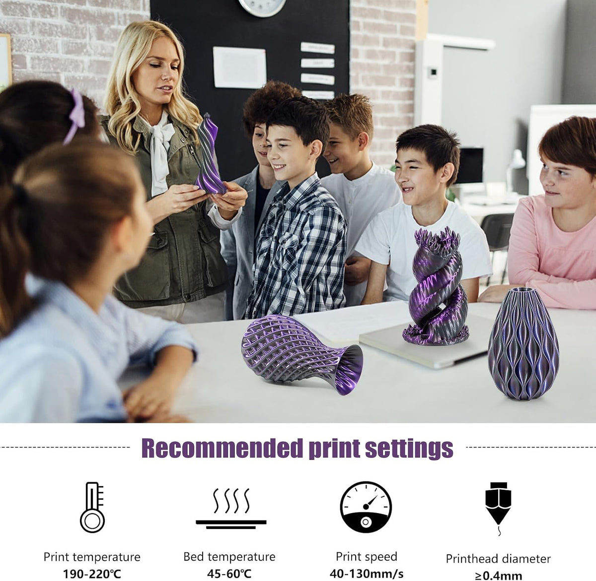 iSANMATE 3D printing filament 1kg spool scale