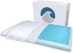 Bluewave Bedding Super Slim Gel Memory Foam Pillow for Stomach and Back Sleepers - Thin, Flat Design for Cervical Neck Alignment and Deeper Sleep (3.25-Inches Height, Standard Size) - Image 10