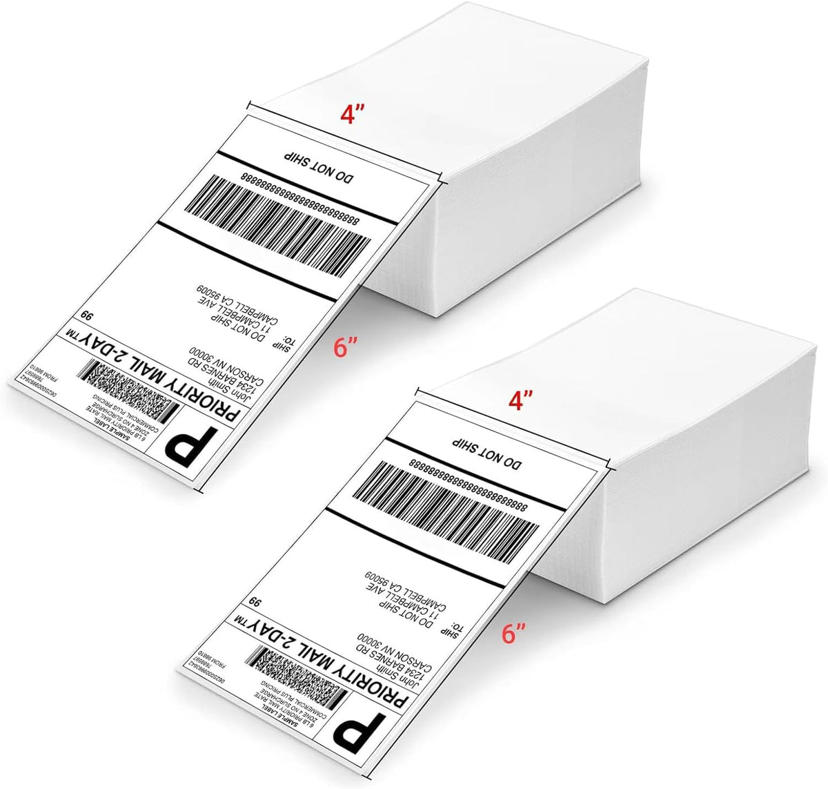 4x6 Thermal Labels (Pack of 500 4x6 Roll Shipping Labels) | Compatible with JADENS, ASprink, Phomemo, Rollo, Zebra, Omezizy and Other Shipping Label Printers - Image 9