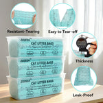 Seven layer odor barrier technology diagram for cat waste disposal bags