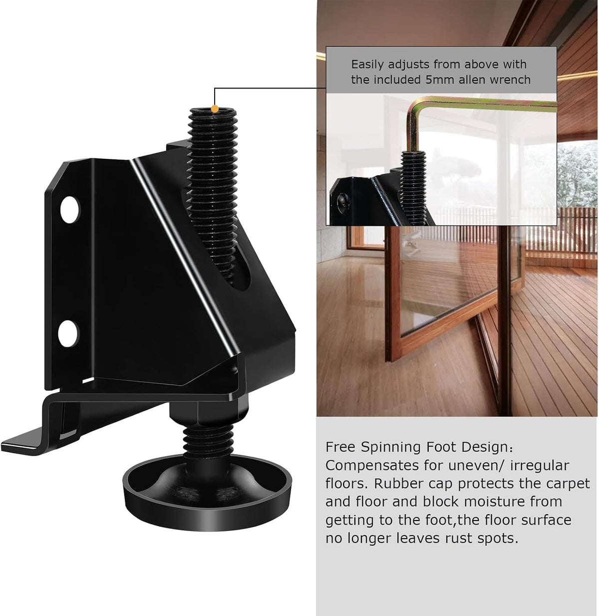 LOSCHEN furniture hardware set with hexagon lock nuts and wrench