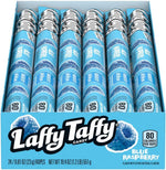 Laffy Taffy Blue Raspberry Rope display box front view authentic USA imported sweet