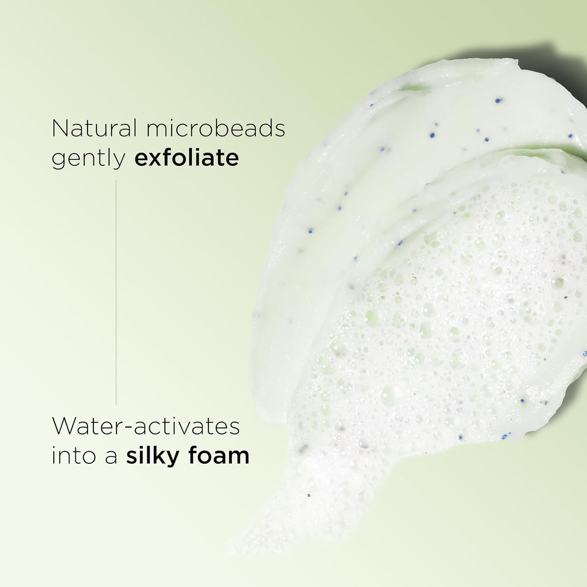 Clarins foaming face cleanser back label product details