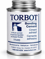 Torbot liquid bonding cement front view adhesive can
