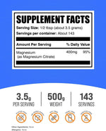 BulkSupplements pure magnesium supplement unflavored powder texture