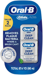 Oral-B Glide dental floss twin pack front view
