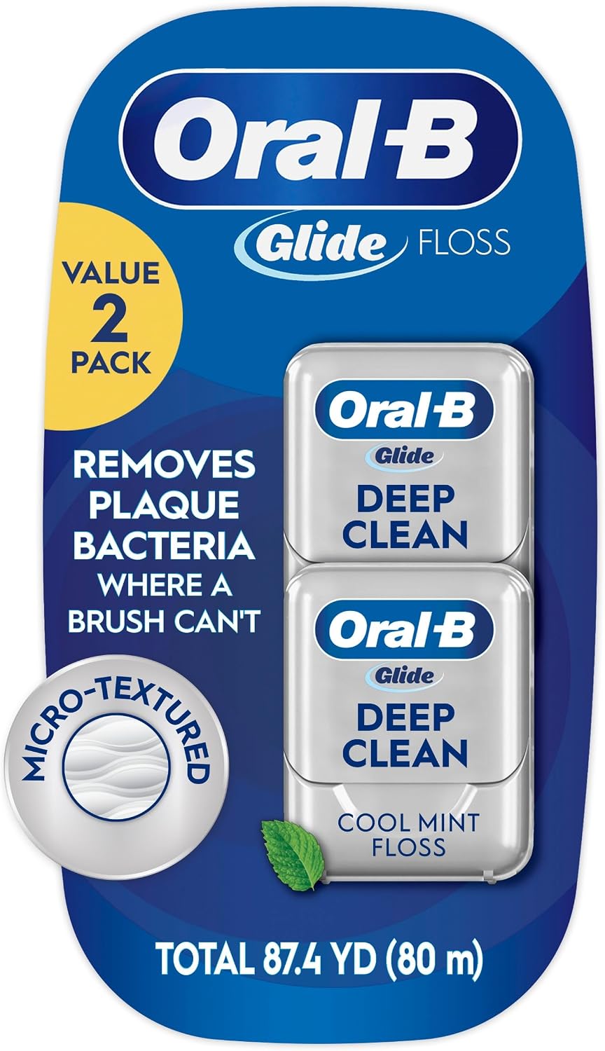 Oral-B Glide dental floss twin pack front view