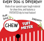 Jolly Pets Dipper dog toy ready for peanut butter stuffing