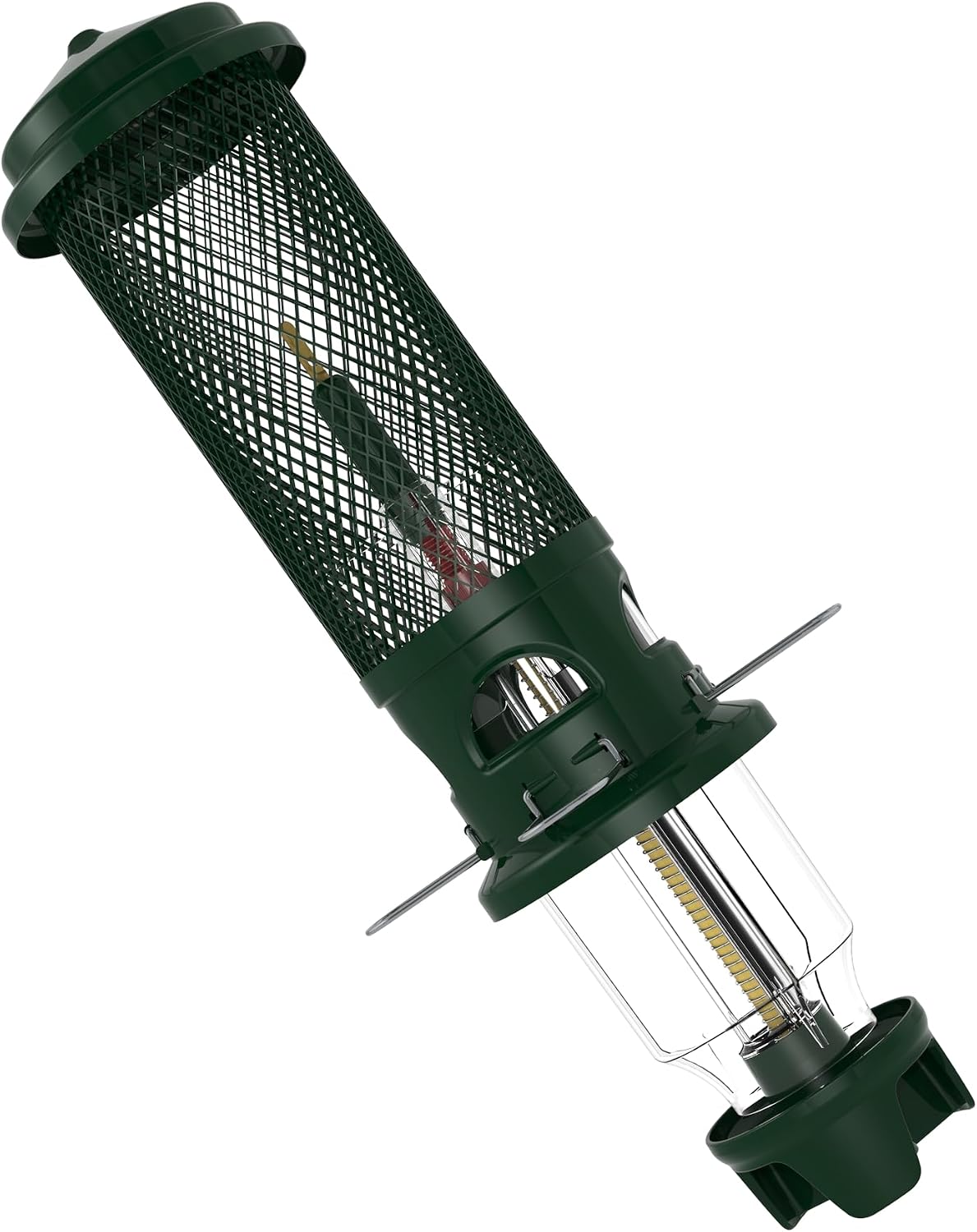 Brome bird feeder weight sensitive mechanism detail