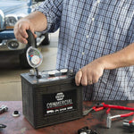 E-Z Red SP101 battery tester scale and pointer detail view