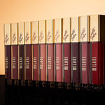 Highly pigmented velvety matte finish lip gloss imported makeup.