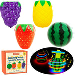 Pierpier fruit spinning tops 4 pack front view
