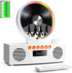 Roadom retro portable CD player front view with vintage design