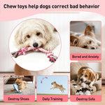 SZEE cotton fiber dog toy pack demonstrating natural dental teeth cleaning benefits