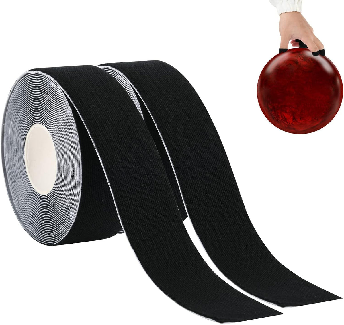 Cosmos bowling finger tape front view protective accessory