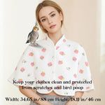ZYPHOLIE washable bird handling cape showing reinforced stitching around edges