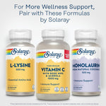 Solaray L-Lysine 60 VegCaps lifestyle wellness product display