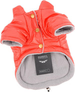 Paideful small dog apparel button closure detail